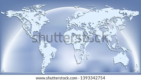 blue world background with abstract worl maps