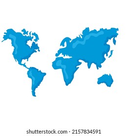 Blaues Planetensymbol