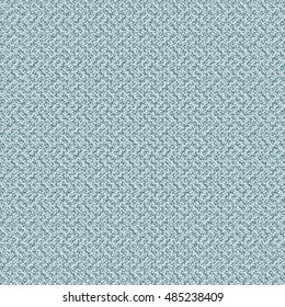 Blue woven fabric texture. Abstract vector.