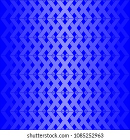 Blue X alphabet pattern on blue background vector