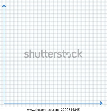 Blue  x axis and blue y axis on white backgroun 