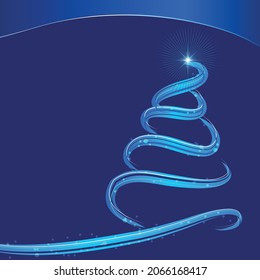blue Xmas background . Abstrack background