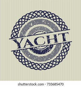 Blue Yacht rubber grunge texture seal