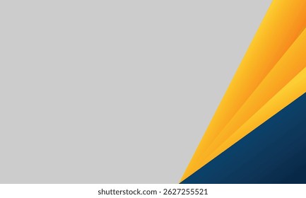 Fondo de presentación 3D azul y amarillo