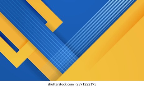 Blue and yellow abstract background