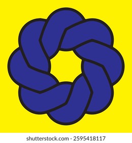 blue and yellow abstract background