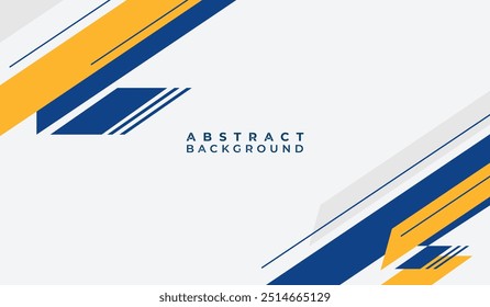 Blaue und gelbe abstrakte geometrische Hintergrund Vektorgrafik