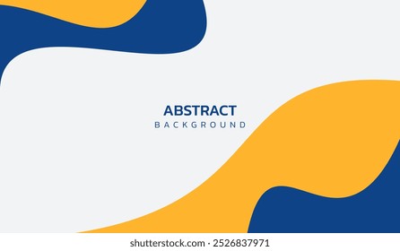 Blaue und gelbe abstrakte geometrische Hintergrund Vektorgrafik