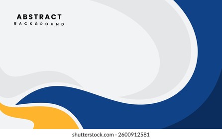 Blue and yellow abstract geometric background vector illustration