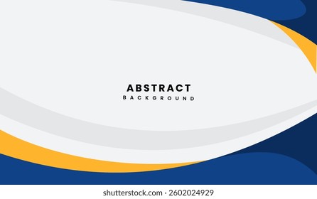 Blue and yellow abstract geometric background vector illustration