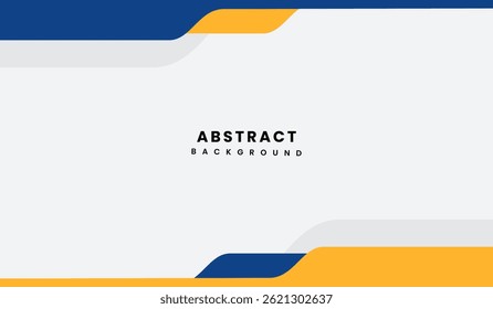 Blue and yellow abstract geometric background vector illustration