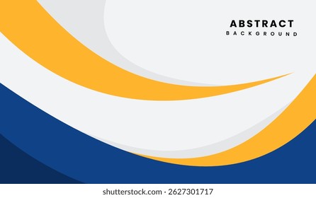 Blue and yellow abstract geometric background vector illustration