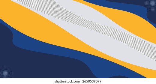 Blue and yellow abstract geometric background. eps 10