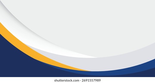 Vetor de fundo geométrico abstrato azul e amarelo ilustração moderna