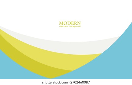 Diseño de Ilustración vectorial de fondo geométrico abstracto azul y amarillo,