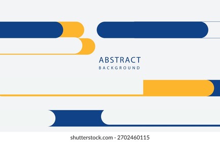 Ilustração do vetor de fundo geométrico abstrato azul e amarelo