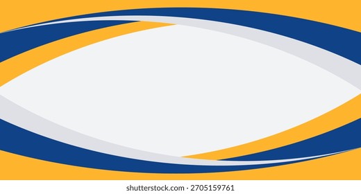 Ilustração do vetor de fundo geométrico abstrato azul e amarelo