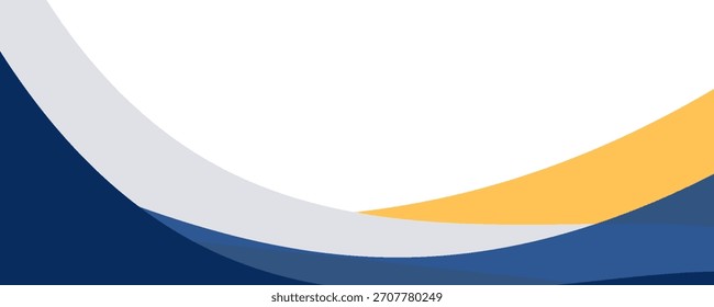 Ilustración vectorial de fondo geométrico abstracto azul y amarillo