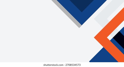 Ilustração do vetor de fundo geométrico abstrato azul e amarelo