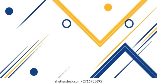 blue and yellow abstract geometric background vector illustration.eps.10.