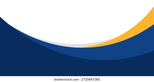 Ilustración vectorial de fondo geométrico abstracto azul y amarillo