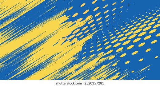 blue and yellow abstract grunge texture background.vector	