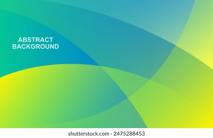 Blue yellow abstract wavy background. Vector illustration