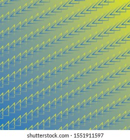 blue and yellow background with cool outline ornaments. patterns for covers, backgrounds, leaflets, flyer, etc.