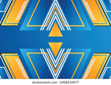 blue and yellow background design modern