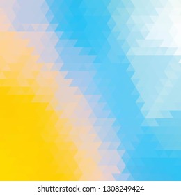 blue yellow background polygonal style 