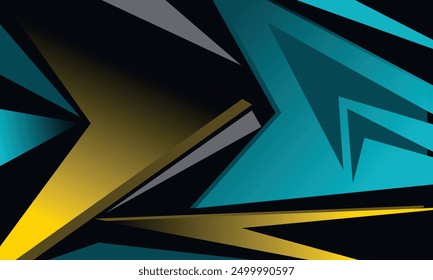 Fondo azul y amarillo con gradaciones impresionantes. y agradable a la vista, se puede utilizar para varias necesidades digitales y de otro diseño.