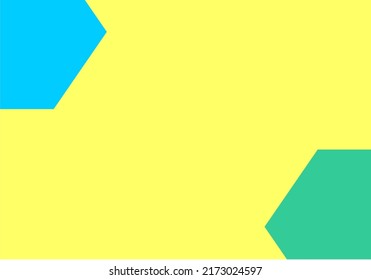 Blue and Yellow Background Vector Art