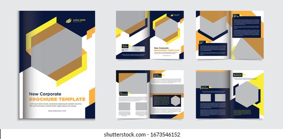 Download Business Brochure Yellow Images Stock Photos Vectors Shutterstock Yellowimages Mockups