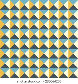 blue yellow black abstract triangles background