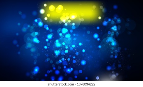 Blue Yellow and Black Lights Background