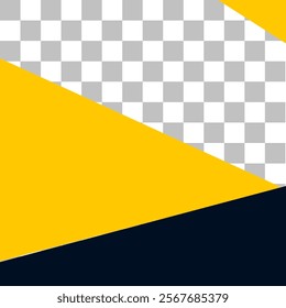 blue yellow color on social media square design