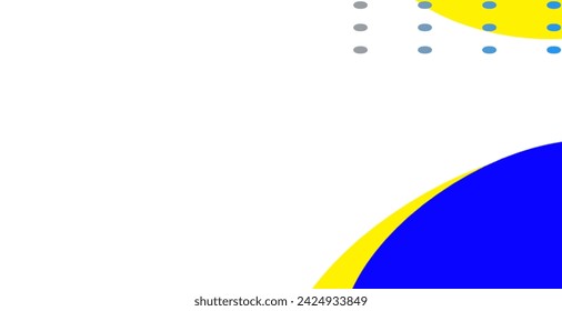 Blue and yellow color style template background