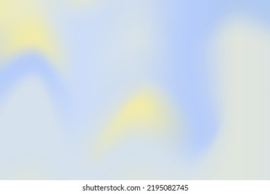 Blue, Yellow, Cream Pastel Gradient Background. Ethereal and dreamy liquid concept. Abstract Pastel Background. Vector Illustration. EPS 10.