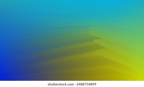 Blue yellow cyan gradient mesh abstract background nice for wallpaper or banner