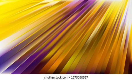 Blue and Yellow Diagonal Lines Background Vector Illustration