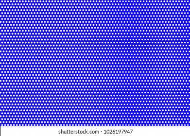 Blue yellow dotted halftone. Regular sparse dotted gradient. Half tone vector background. Artificial texture. Yellow ink dot on blue backdrop. Modern pop art design template. Halftone texture