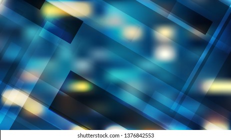 Blue and Yellow Geometric Shapes Background