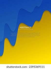 Blue and yellow gradient background