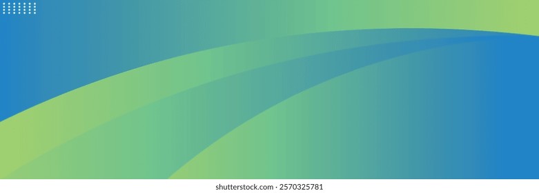 Blue and yellow gradient background wavy shape vector concept, vector illustration.