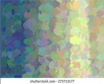 Blue and yellow gradient brush strokes background. Vector version