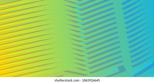 Blue yellow gradient geometric abstract background