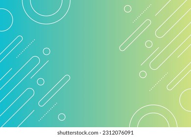 blue and yellow gradient geometric shape background