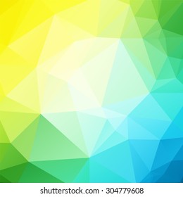 Blue Yellow Green Background