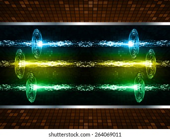 blue yellow green Light Abstract Technology background for computer graphic website internet and business. text box. label. card. Table, Mosaic. pixel.