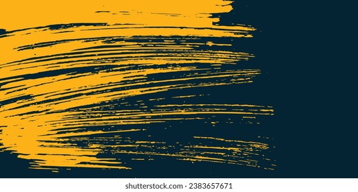 Blue and yellow grunge abstract vector background with modern copy space eps 10